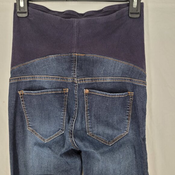 H&M &Denim Maternity Jeans Mama Super Skinny High Rib Medium Wash Women's 6 - Picture 7 of 16